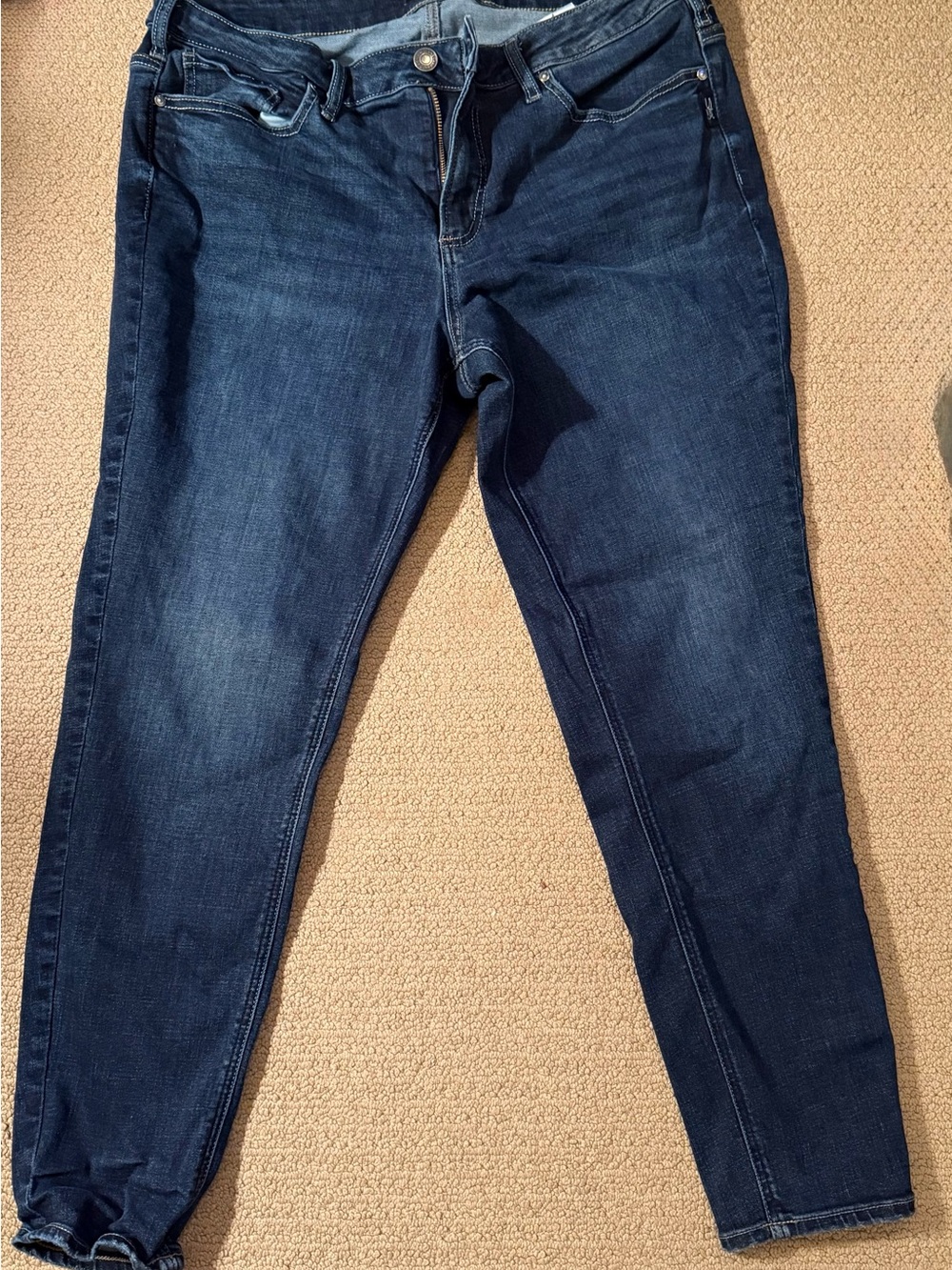 Silver Jeans Dark Indigo Skinny Jeans